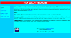 Desktop Screenshot of msxwalk.msxblue.com