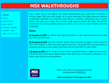 Tablet Screenshot of msxwalk.msxblue.com
